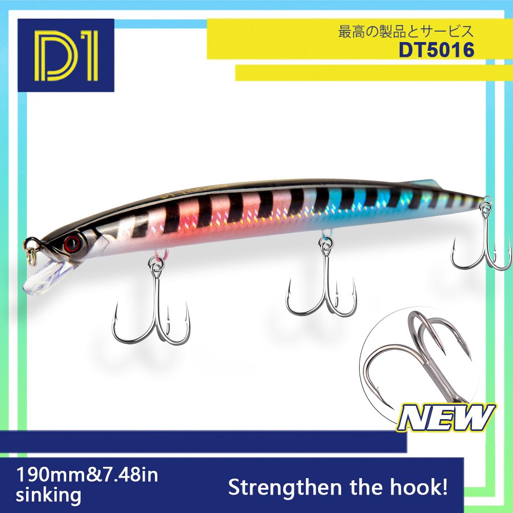 Fishing Lure Buzzbait - D1 海釣り用ミノー ルアー 190mm 36g トローリング