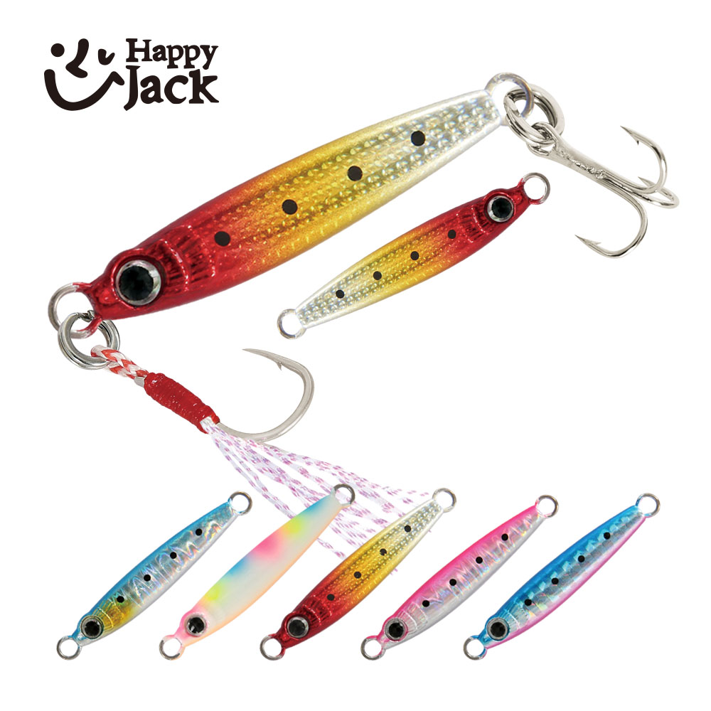 ハッピージャック 新型マイクロメタルジグ フィッシングルアー - Fishing Lure Spoon のレビューと価格