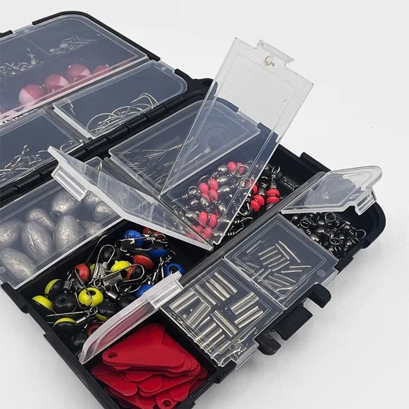 1セット スフィアフロート 釣り道具キット クランクフック  - Fishing Lure Box のレビューと価格