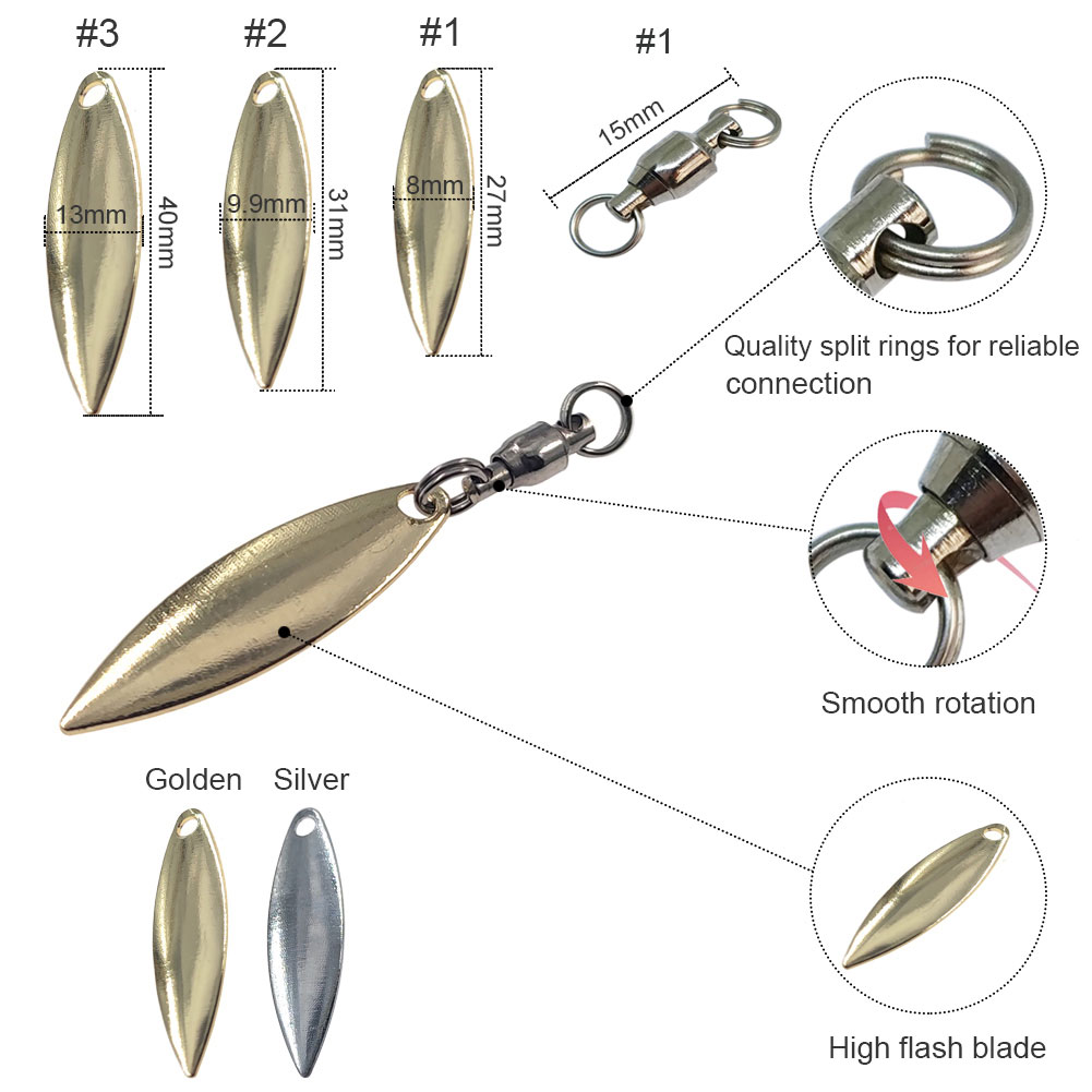 ウォレットベイト,スピナーベイト,ウォブラー,スイベルベイト - Fishing Lure Buzzbait のレビューと価格